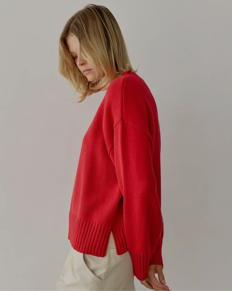 Red Beacon Hill sweater – Hazeltide Red Beacon Hill sweater – Hazeltide
