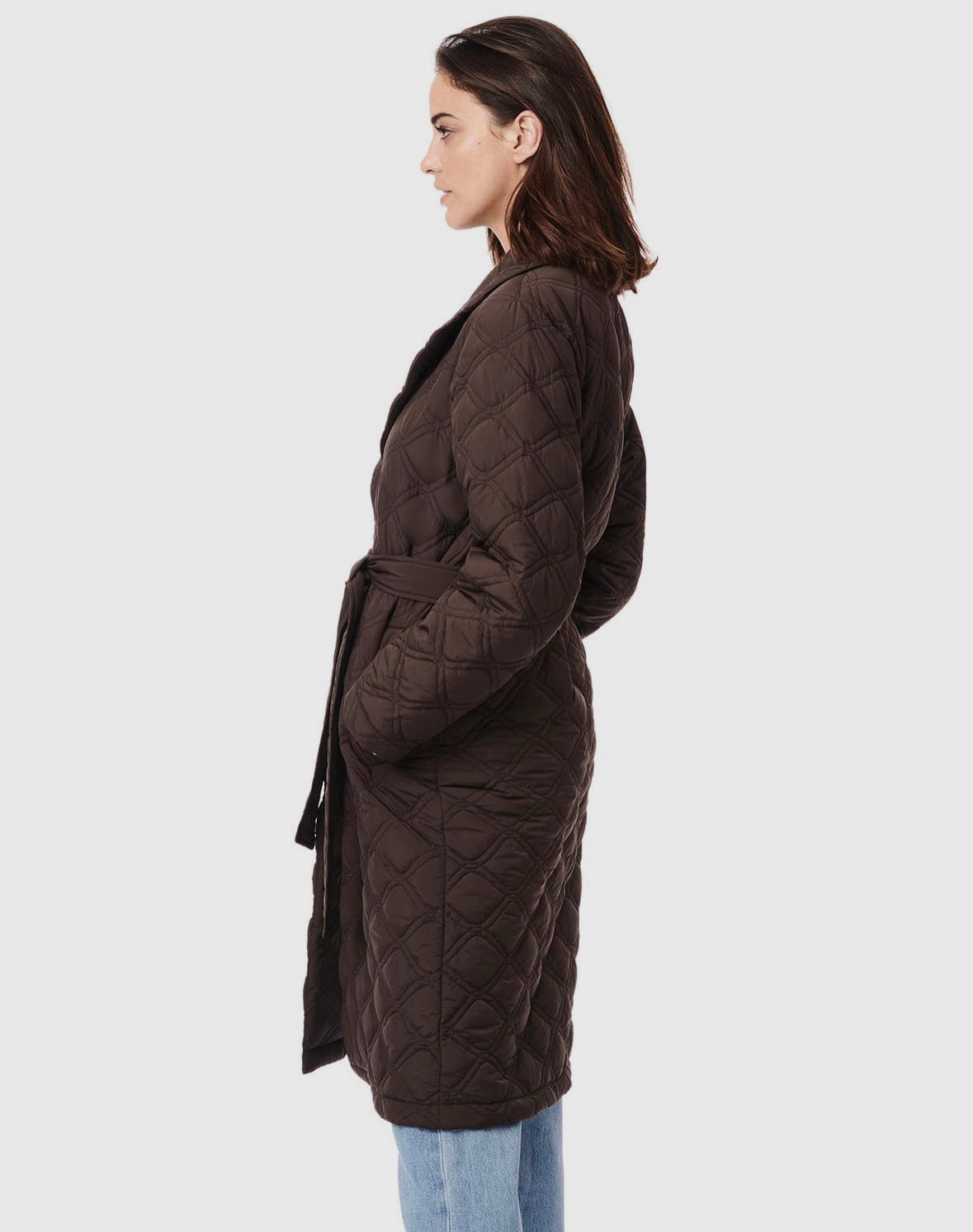 Quilted liner coat – Hazeltide